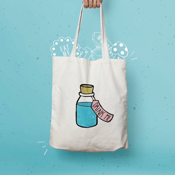 Modcloth Handbags - Alice in Wonderland Drink Me Tote